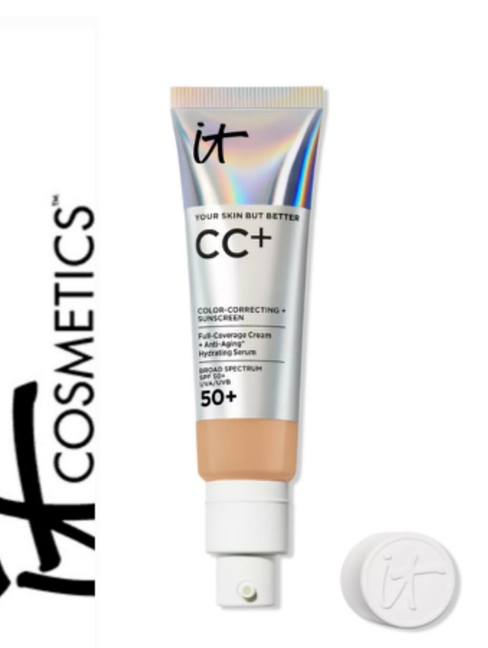 It Cosmetics CC+ Color Correcting Full Coverage Cream + Anti-Aging Serum SPF